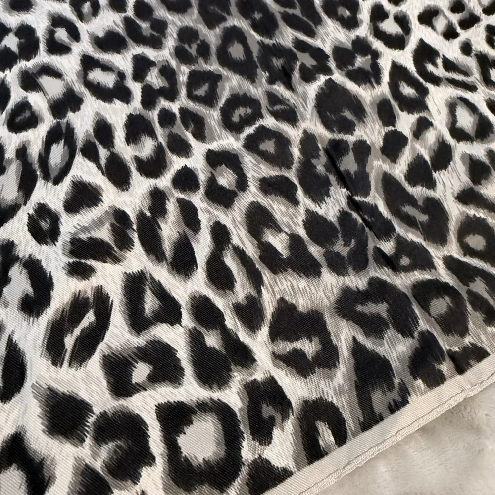 Leopard Print Square Scarf 26